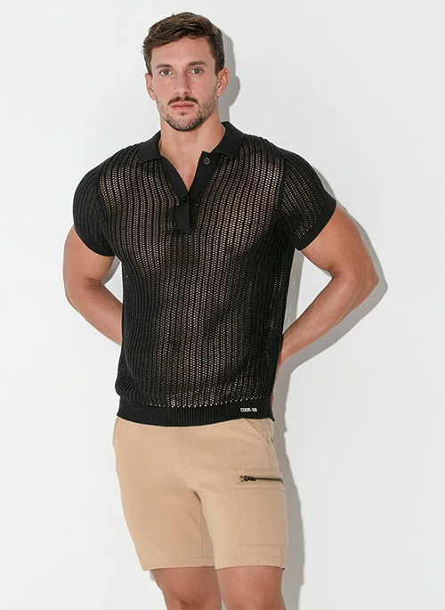 Knitted Polo Shirt