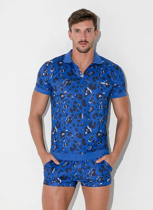 Vivid Blue Polo Shirt