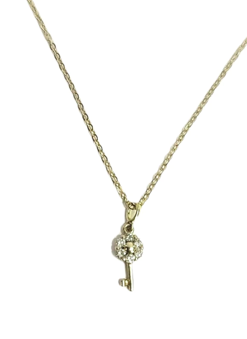 Diamond Key Necklace