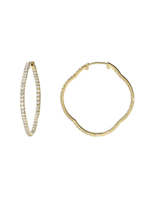 Astra Diamond Hoops