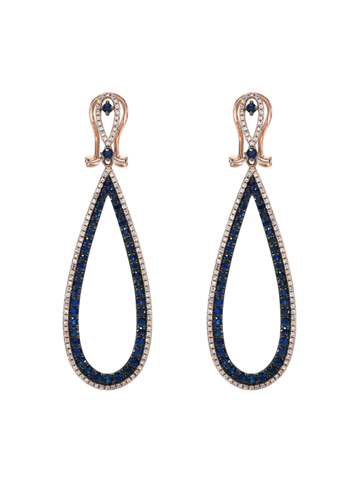Shayla Sapphire Earrings