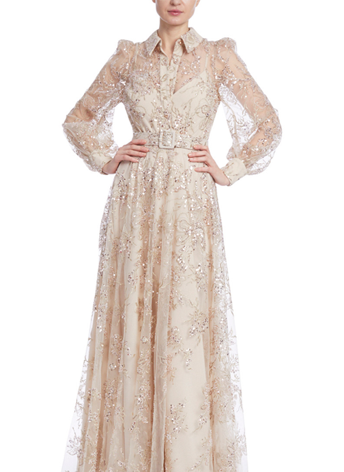 Floral Embroidered Dress