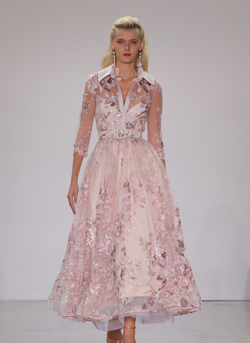 Embroidered Cocktail Dress