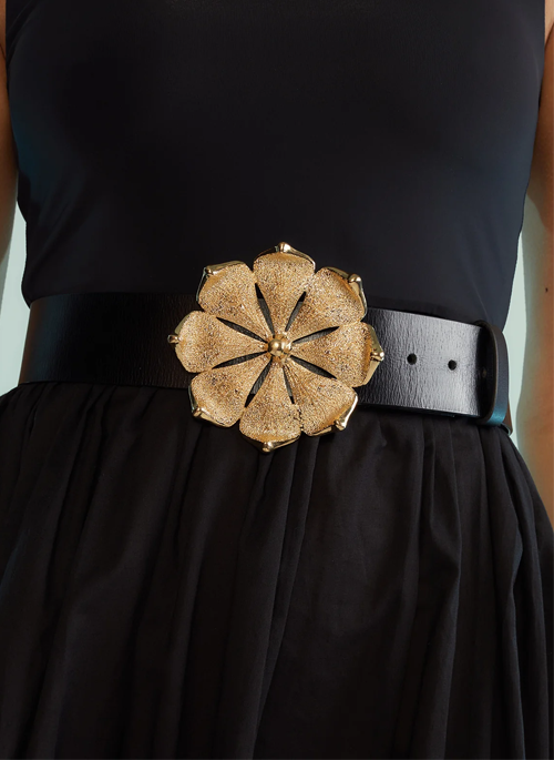 Gold Flower Belt