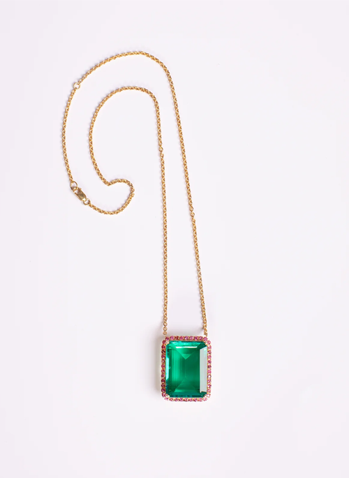 Green Topaz Pendant