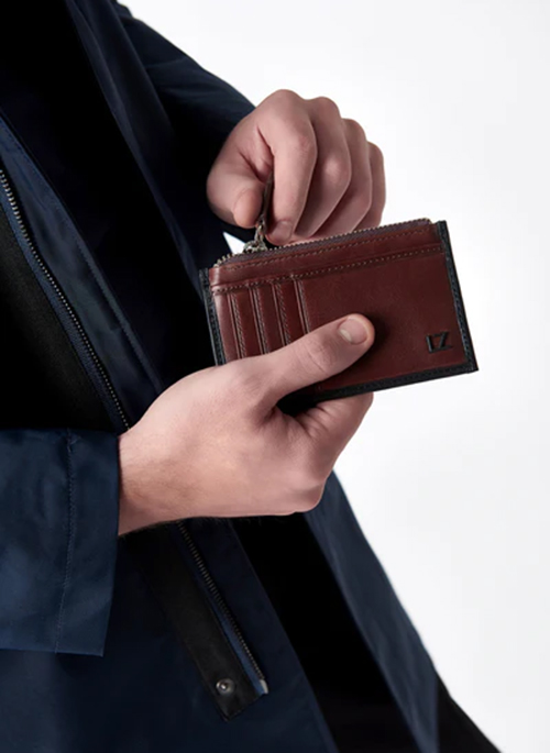 Zip Top Card Holder