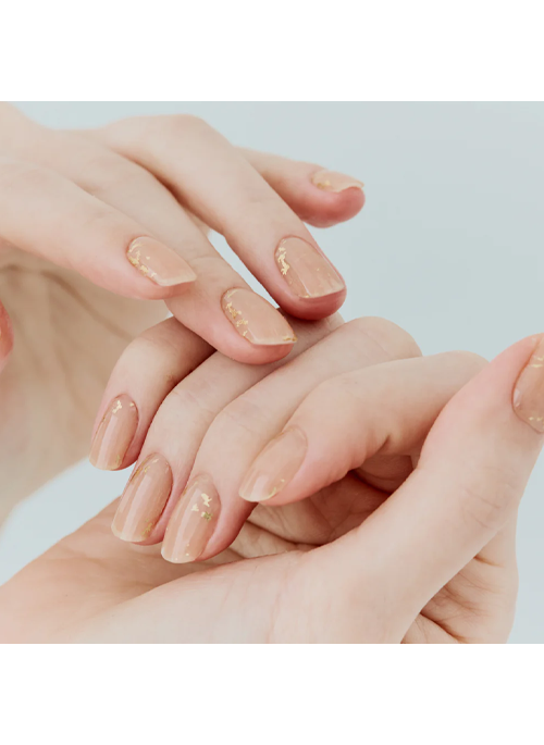 Naked Gold Manicure