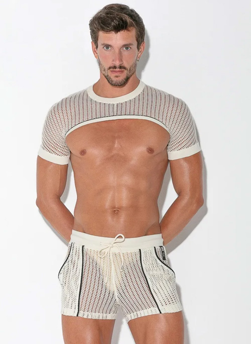 Jacquard Sleeve Top