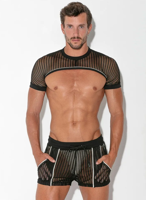 Jacquard Sleeve Top