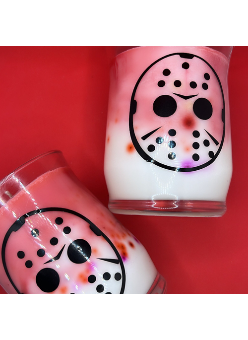 Hockey Mask Candle