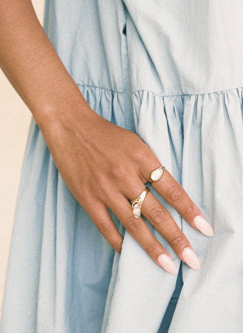 Donut Dangling Ring