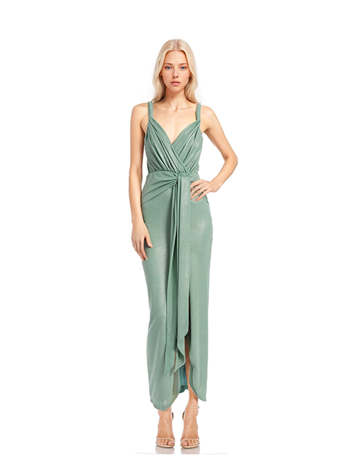 Jersey-Twist Gown