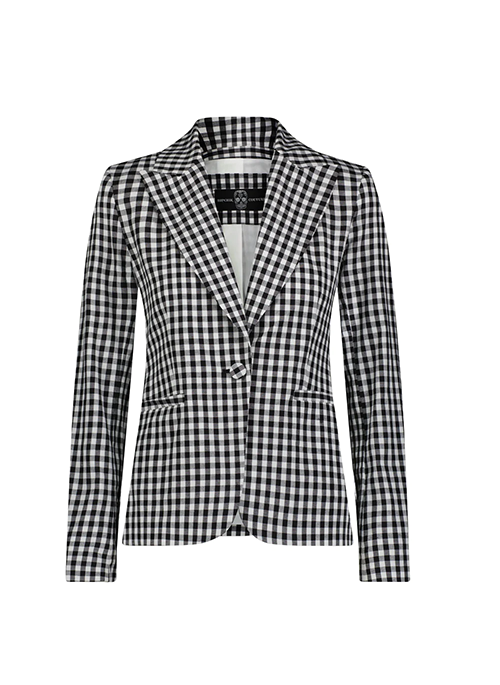 Gingham Blazer