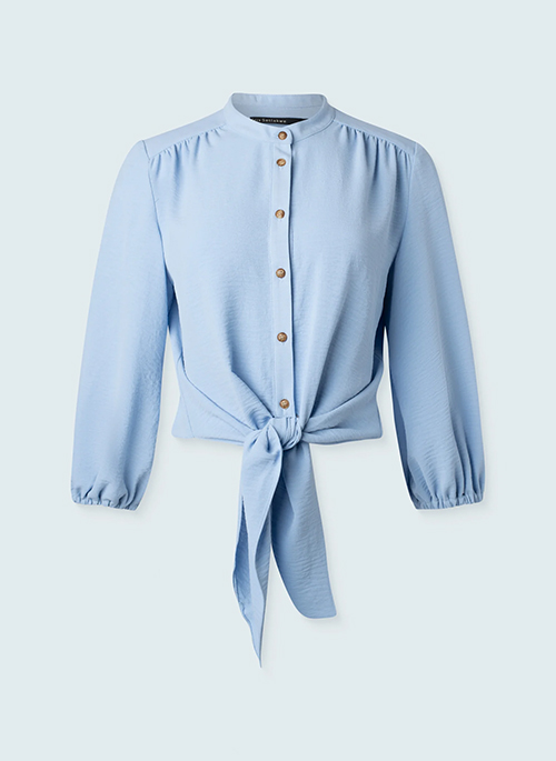 Tie Front Blouse