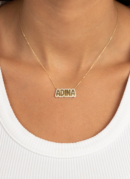 Nameplate Necklace