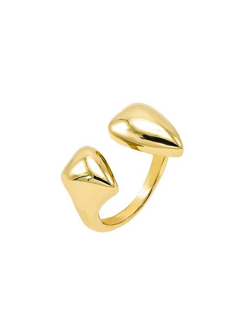 Graduated Heart Ring