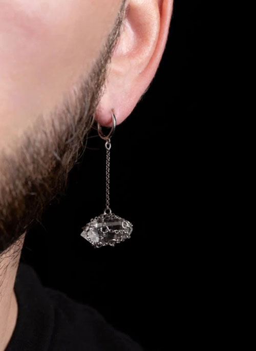 Drop Caged Earring