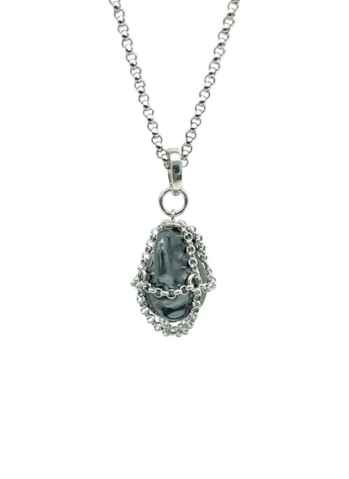 Caged Pearl Pendant