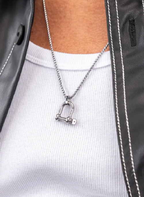 D Shackle Necklace