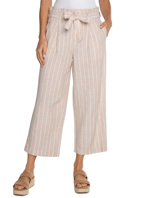 Pleated Crop Trouser