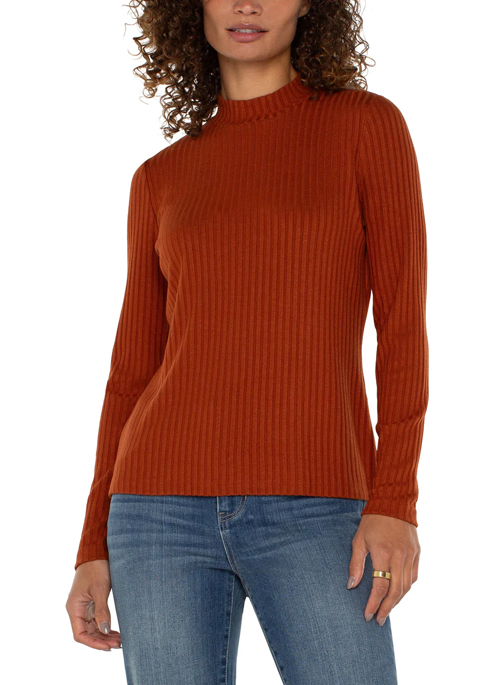 Mock Neck Knit