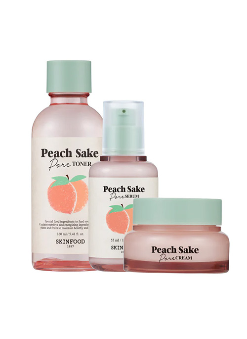  Peach Sake Set