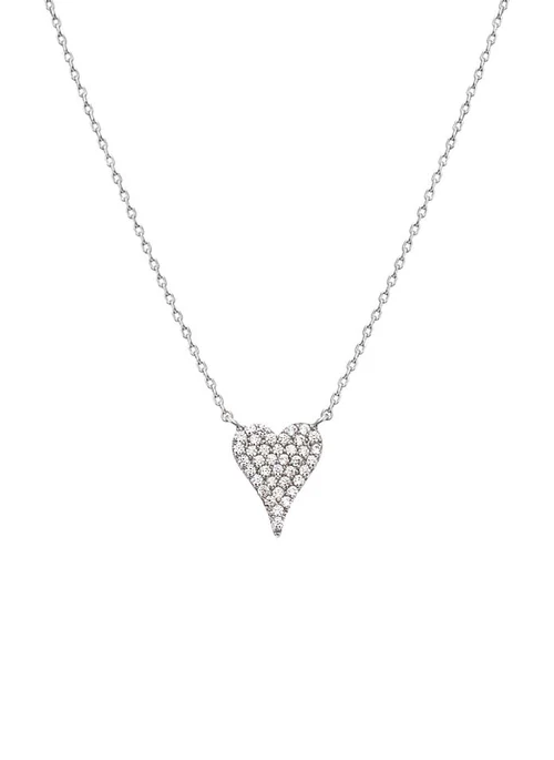 Elongated Heart Necklace