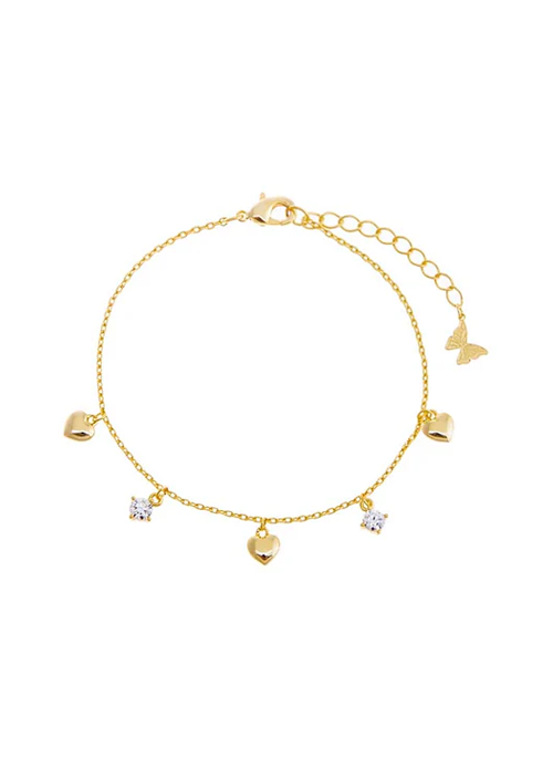 Heart Dangling Bracelet