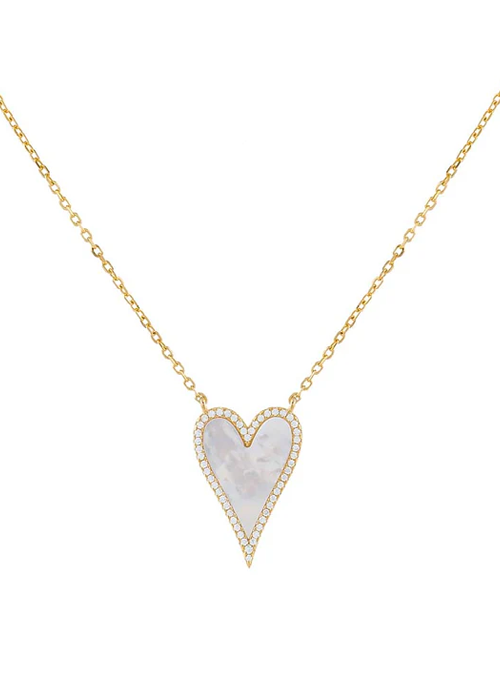 Pavé Heart Necklace