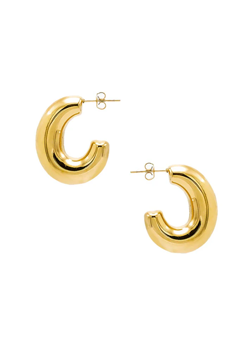 Oval Hoop Earring
