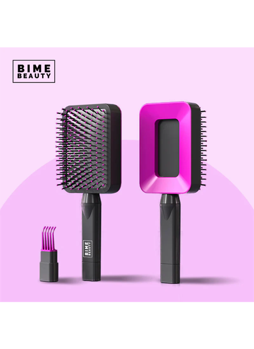  Self-cleaning Deluxe Rectangular Hair Brush