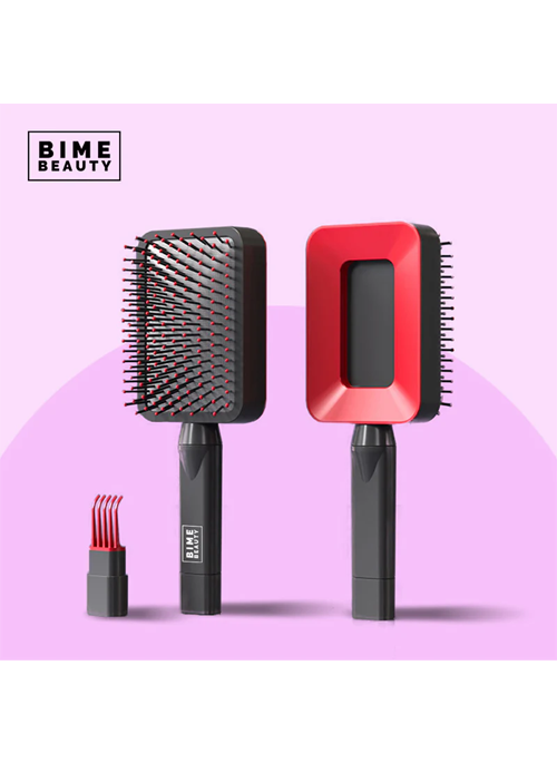 Self-cleaning Deluxe Rectangular Hair Brush