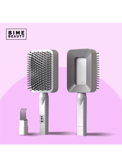 Self-cleaning Deluxe Rectangular Hair Brush