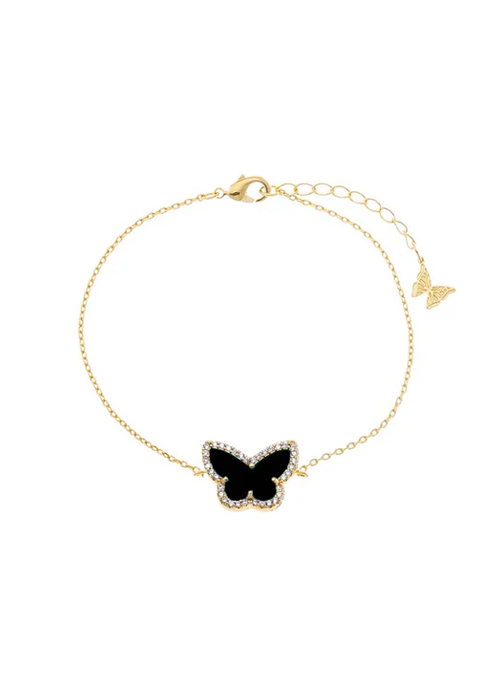 Pave Butterfly Bracelet