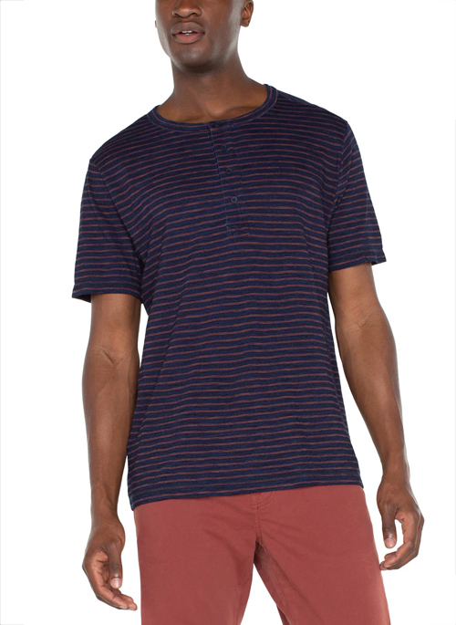 Short Sleeve Henley