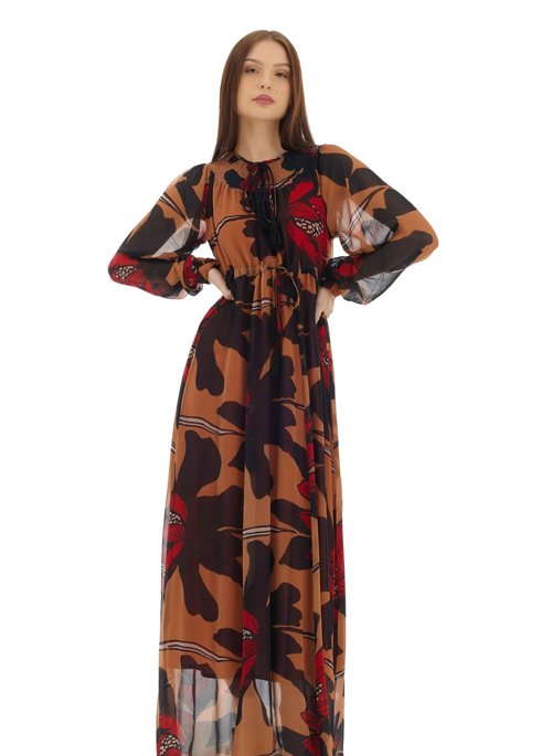 Floral Kaftan Dress