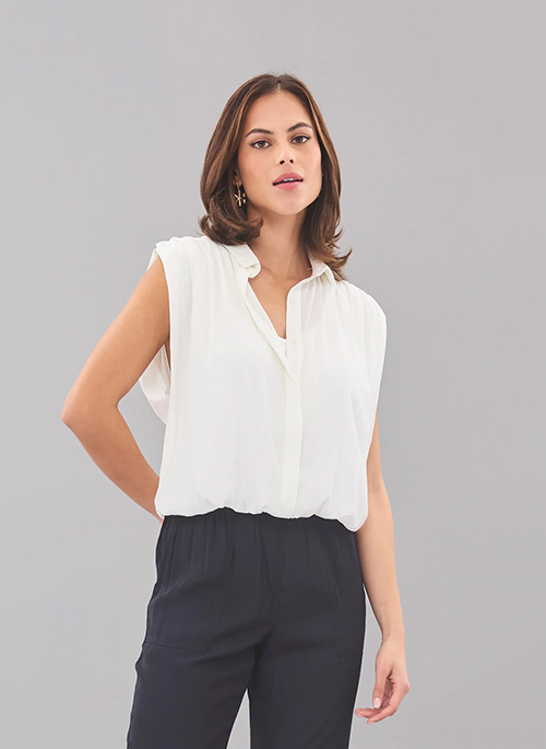 Bubble Hem Shirt