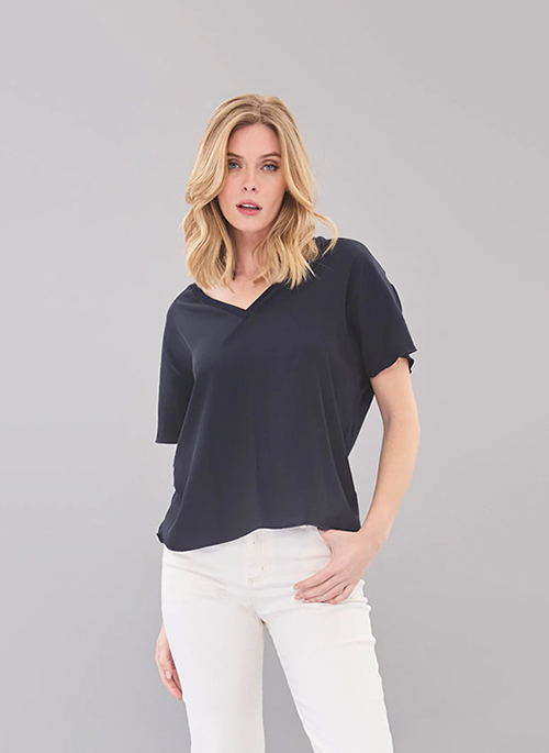 Double V-Neck Shirt