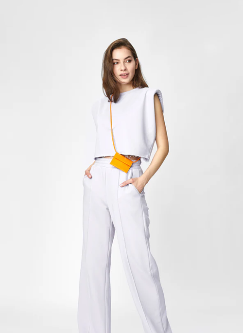 Lila Cotton Sweatpants