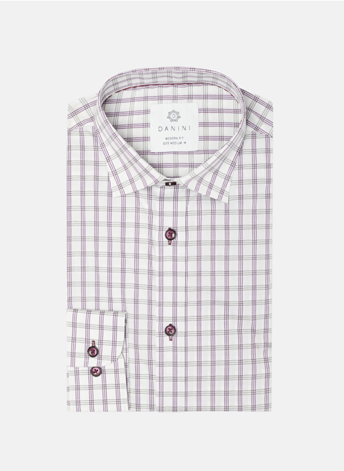 White Check Shirt