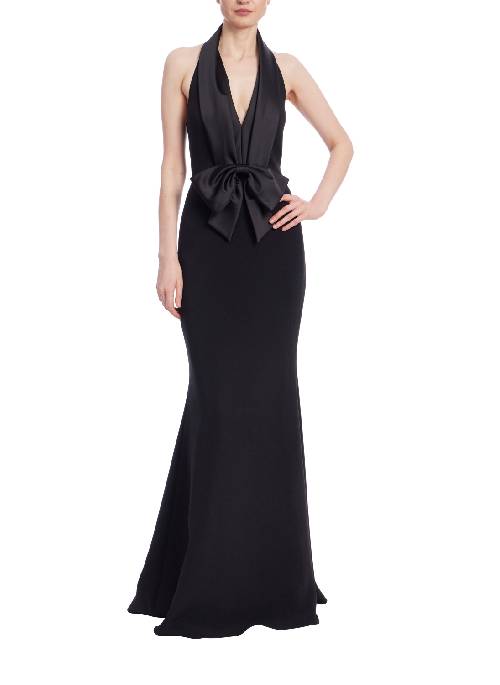 Tux Halter Gown