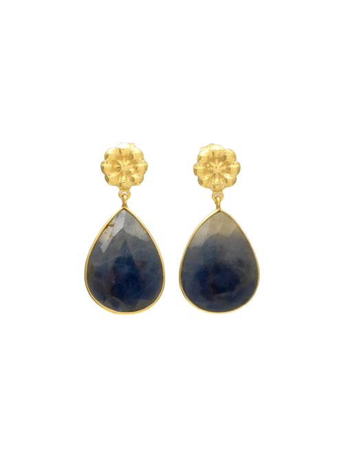 Sapphire Teardrops