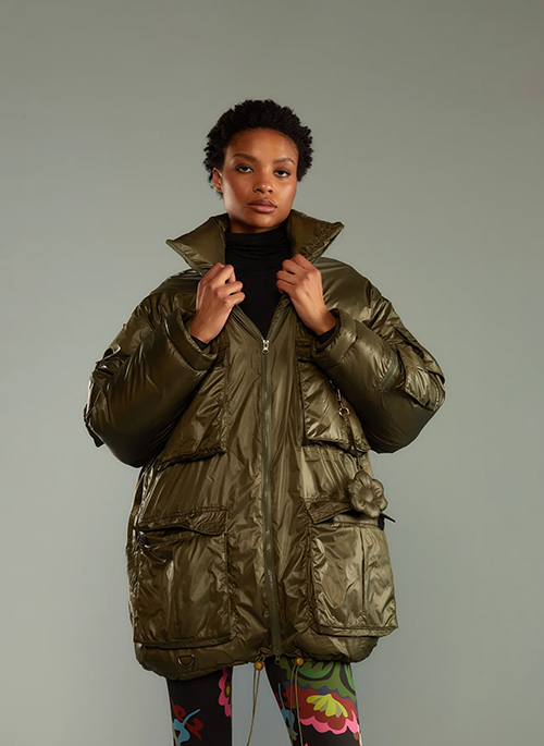 Cargo Puffer Coat