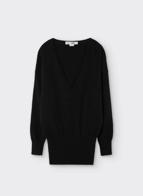 V-Neckline Cashmere Sweater