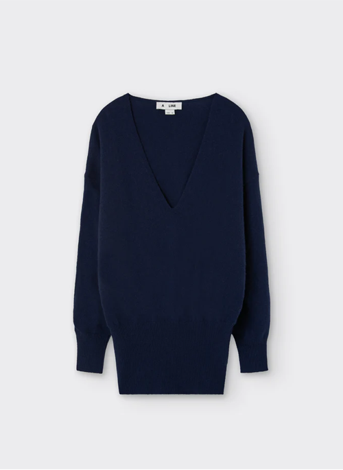 V-Neckline Cashmere Sweater