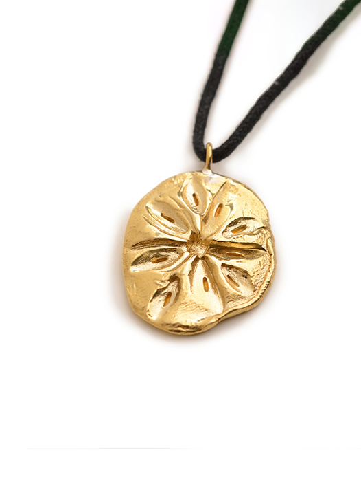 Brass Daisy Pendant