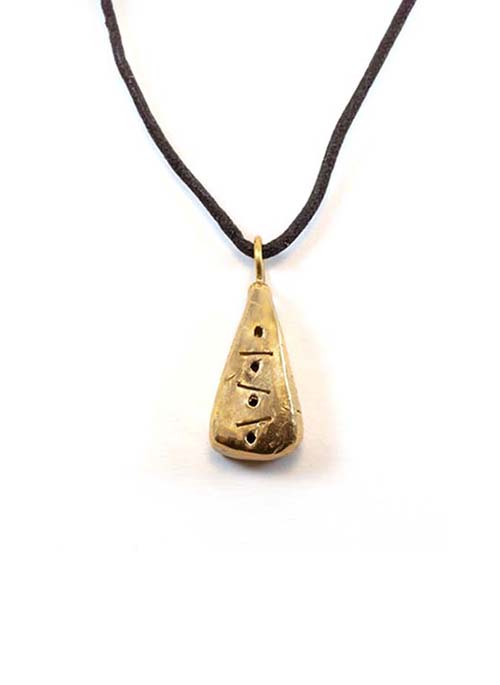 Pyramid Droplet Necklace