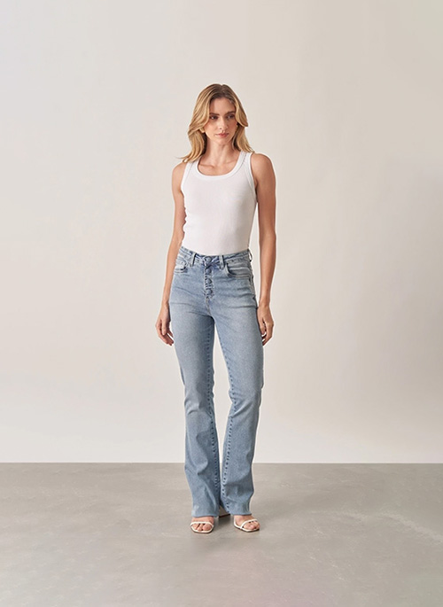 Flared High Jeans