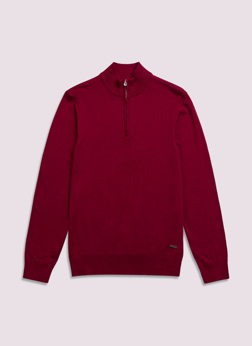 Quarter Zip Funnel Neck