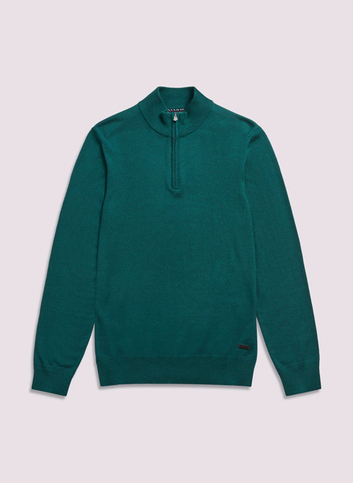 Quarter Zip Funnel Neck